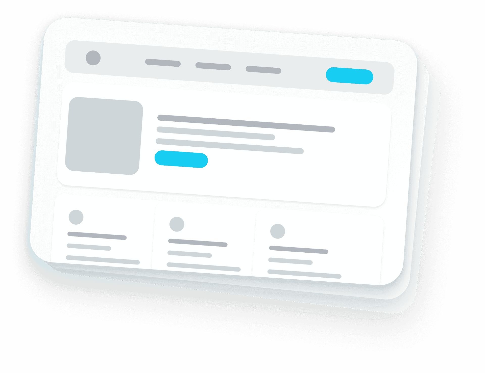 Website mockup