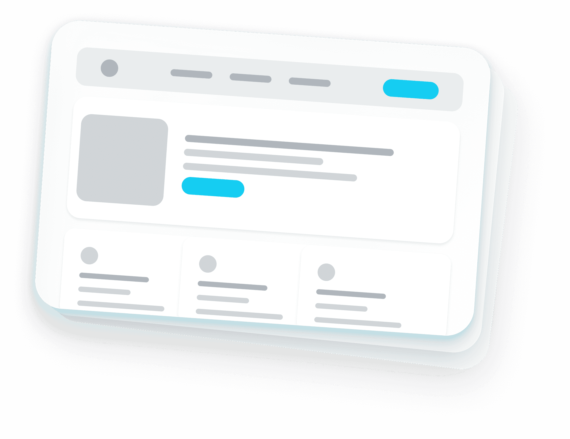 Website mockup